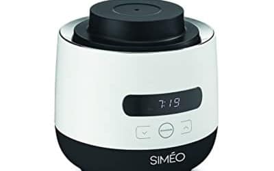 Test : yaourtière siméo YVA760 – 20W pour yaourts et fromages maison