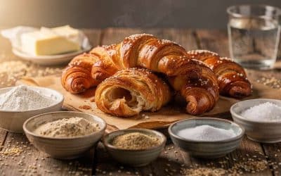 Croissants bretzel sans gluten alsaciens : recette gourmande