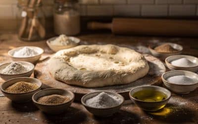 Recette de pâte à pizza sans gluten ni lactose