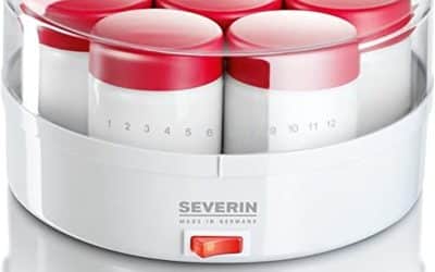 Test de la yaourtière Severin JG3519 : pratiques 14 pots inclus