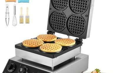 Test du gaufrier VEVOR 1750 W : performance et précision pour professionnels