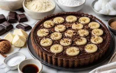 Tarte banane chocolat sans gluten : délicieuse et gourmande