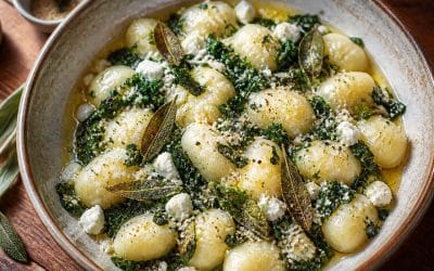 Gnocchis aux épinards et feta sans gluten : recette délicieuse