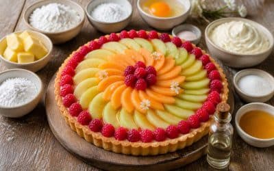 Tarte melon framboise sans gluten : recette gourmande et facile