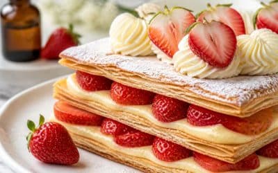 Mille-feuilles de fraises sans gluten : une recette délicieuse