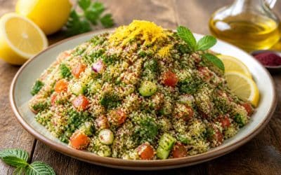 Recette de taboulé sans gluten : fraîcheur et saveurs garanties