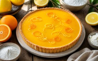 Tarte aux agrumes sans gluten : recette savoureuse et facile