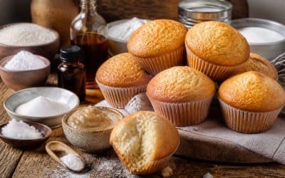 Recette de muffins sans gluten à la vanille