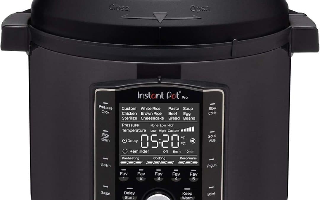 Test : instant Pot Pro 6, autocuiseur multifonction 1200W