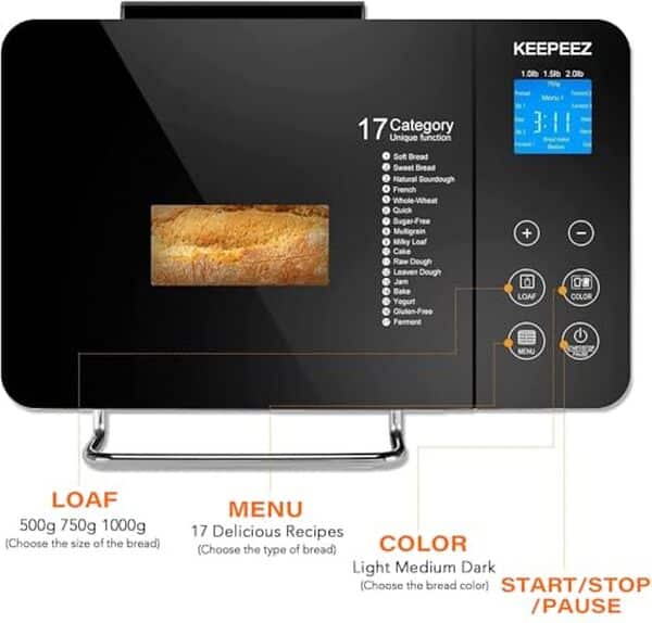 Découvrez notre test complet de la machine à pain inox 17 programmes avec toucher tactile et distributeur intégré : fonctionnalités, avantages et verdict. 