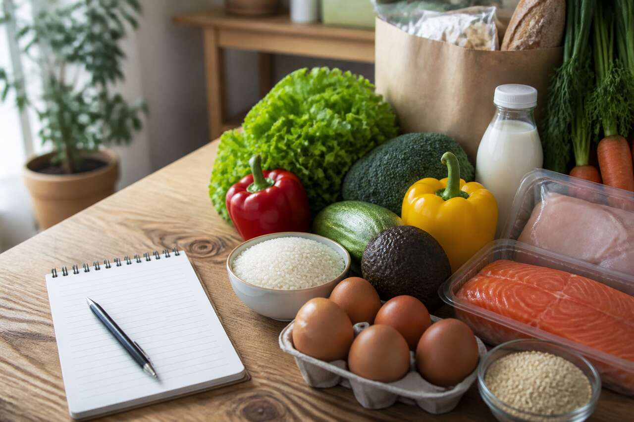 Liste de courses sans gluten prête à copier et menu simple sur 7 jours Liste de courses sans gluten prête à copier et menu simple sur 7 jours