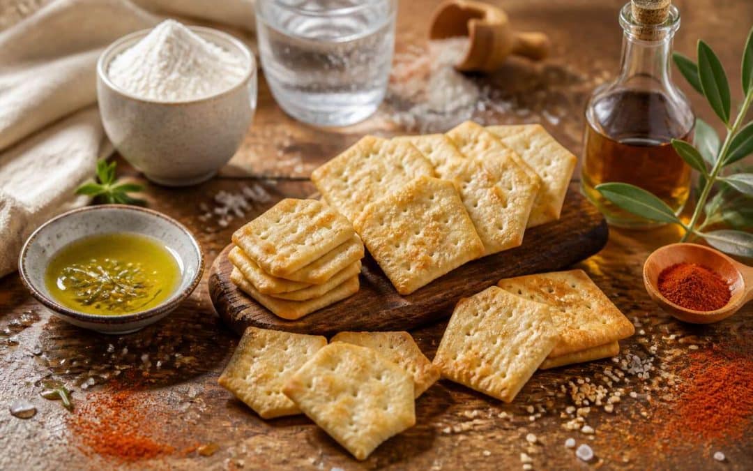 Recette de biscuits apéritifs TUC sans gluten