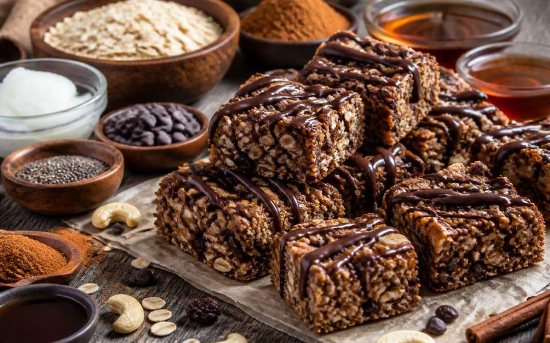 Carrés d'avoine sans gluten et sans lactose : recette gourmande