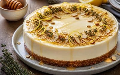 Recette cheesecake miel thym sans gluten d&rsquo;Ottolenghi