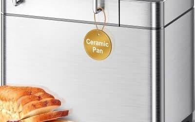 Test : machine à pain inox 17 en 1, toucher tactile et distributeur intégré