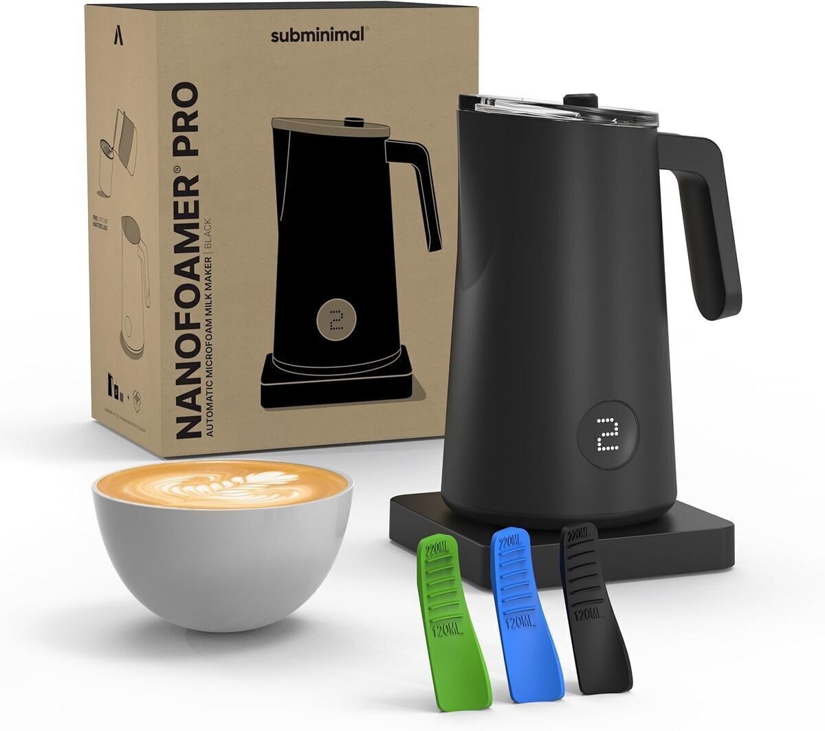 Test Subminimal NanoFoamer Pro Gen-2 : mousse de lait comme au café